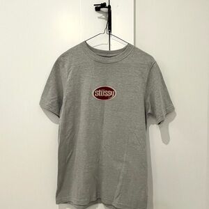 Stussy Light Gray Short Sleeve Tee unique design